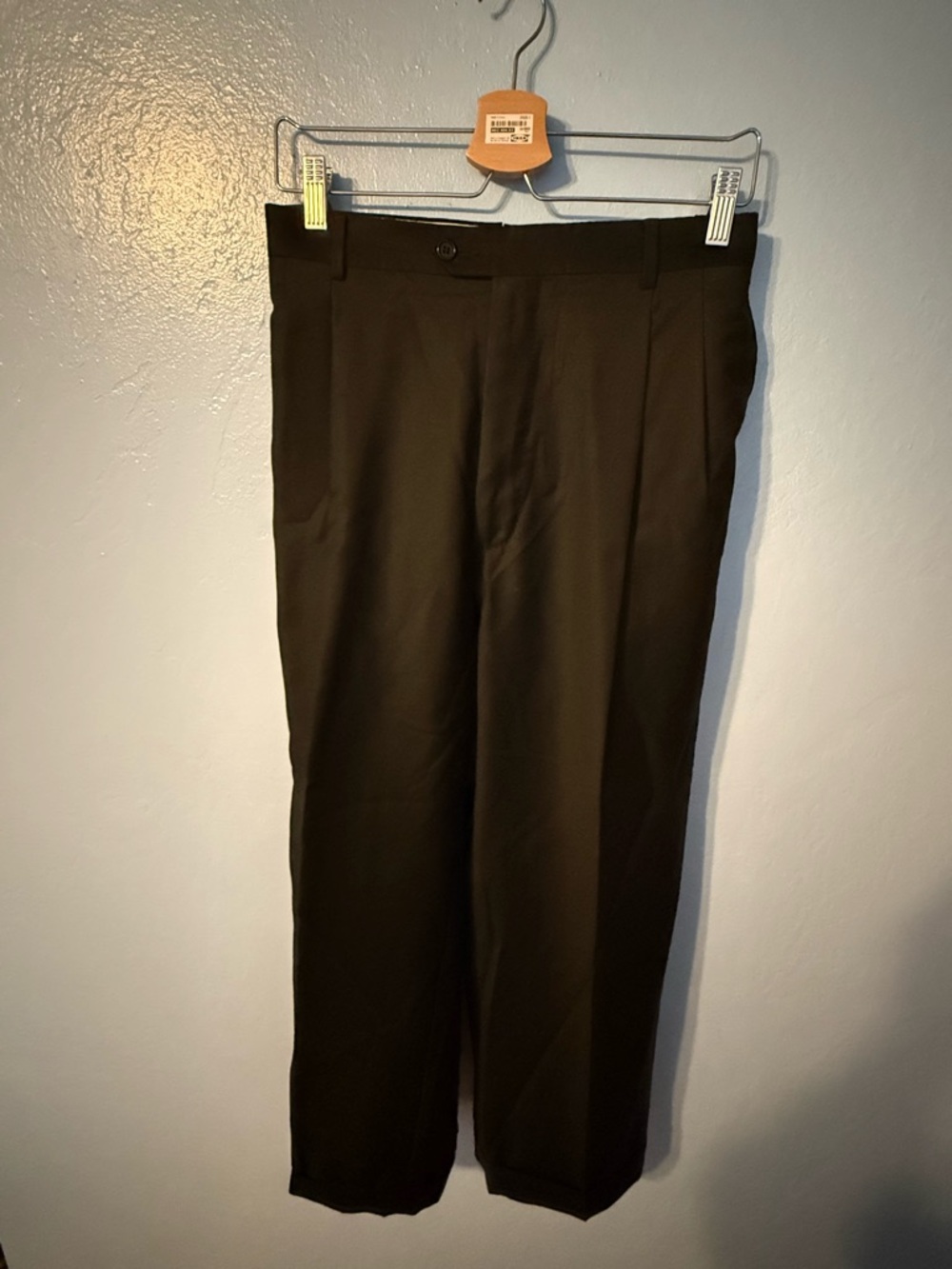 Burberry Men's Black Dress Trousers